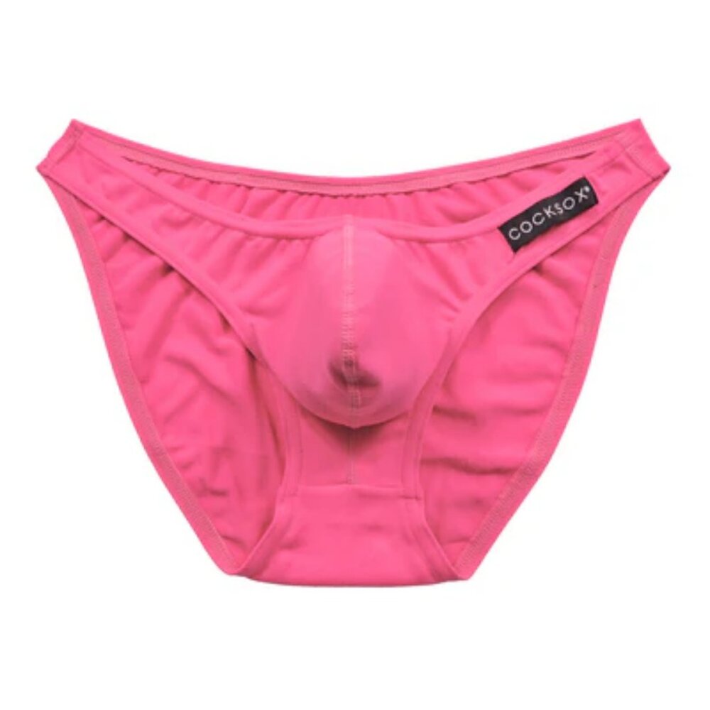 NWT Small COCKSOX Men’s Original Pouch Brief Underwear CX01N Miami Pink
